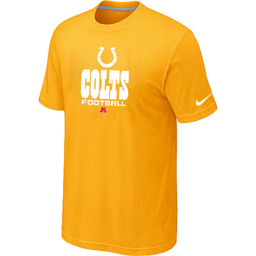 Nike Indianapolis Colts Critical Victory NFL T-Shirt - Yellow